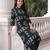 women ethnic motifs printed regular kurta with harem pants