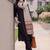 women ethnic motifs regular kurta with trousers & with dupatta