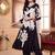 women floral printed regular kurta with trousers