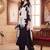 women floral printed regular kurta with trousers