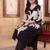 women floral printed regular kurta with trousers