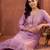 women ethnic motifs embroidered regular kurta with trousers & with dupatta