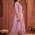 women ethnic motifs embroidered regular kurta with trousers & with dupatta