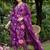women floral printed regular cotton kurta with trousers & with dupatta