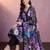 women floral printed regular kurta with trousers & with dupatta