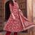 women floral printed regular cotton kurta with trousers & with dupatta
