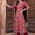 women floral printed regular cotton kurta with trousers & with dupatta