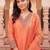 women regular thread work kurta with trousers & with dupatta
