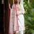 women floral embroidered regular thread work cotton kurta with trousers & with dupatta