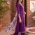 women ethnic motifs embroidered regular thread work kurta with patiala & with dupatta
