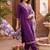 women ethnic motifs embroidered regular thread work kurta with patiala & with dupatta