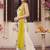 women floral printed regular gotta patti kurta with palazzos & with dupatta