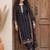women floral embroidered regular thread work kurta with trousers & with dupatta