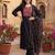 women floral embroidered regular thread work kurta with trousers & with dupatta