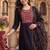 women floral embroidered regular thread work kurta with trousers & with dupatta