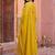 women ethnic motifs embroidered regular mirror work kurta with palazzos & with dupatta