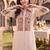 women ethnic motifs embroidered regular thread work kurta with palazzos