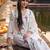 women floral printed regular cotton kurta with trousers & with dupatta