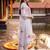 women floral printed regular cotton kurta with trousers & with dupatta
