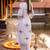 women floral printed regular cotton kurta with trousers & with dupatta