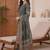 women floral printed regular cotton kurta with trousers & with dupatta