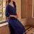 women regular thread work kurta with trousers