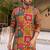 Vibrant yellow heavy crepe kurta set with thread & sequin embroidery