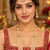 Pearl elegance kundan necklace set with tikka