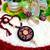 Deep brown and balck color fabric handmade neckset