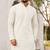 Elegant light cream rayon kurta set with chikankari schiffli work