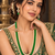 Light green three layer kundan jewellery set