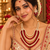 Ruby red and gold kundan wedding jewellery set