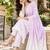Women's south cotton  kurta pant dupatta set