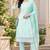 Women's south cotton  kurta pant dupatta set