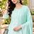Women's south cotton  kurta pant dupatta set