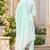 Women's south cotton  kurta pant dupatta set