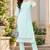Women's south cotton  kurta pant dupatta set