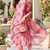 Women's silk chiffon printed kurta set with dupatta
