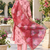 Women's silk chiffon printed kurta set with dupatta