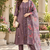 Women's reshm embroidered kurta pant dupatta set
