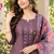 Women's reshm embroidered kurta pant dupatta set