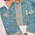 Blue vichitra silk readymade suit with embroidery & sequence work