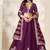 Wine Purple Art Silk Embroidered Sangeet Function Lehenga Choli