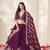 Wine Purple Art Silk Embroidered Sangeet Function Lehenga Choli