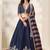 Navy Blue Art Silk Embroidered Sangeet Function Lehenga Choli
