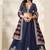 Navy Blue Art Silk Embroidered Sangeet Function Lehenga Choli
