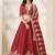 Red Art Silk Embroidered Sangeet Function Lehenga Choli