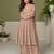 Lavender georgette readymade suit with embroidery & sequence work
