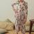 Pink & berry floral & abstract printed linen jumpsuit mother daughter matching combo