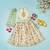 Multicolor gota patti chanderi anarkali set & lehenga choli mother daughter matching combo